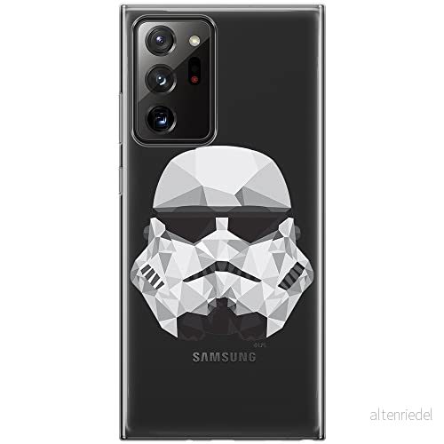 ERT GROUP mobiltelefonfodral för Samsung GALAXY NOTE 20 ULTRA originalt och officiellt licensierat Star Wars mönster Stormtrooper 008 anpassad till formen på mobiltelefonen, gedeeltelijk transparant 5903040365908
