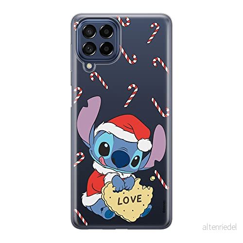 ERT GROUP mobiltelefonfodral för Samsung M33 5G originalt och officiellt licensierat Disney mönster Stitch 010 optimalt anpassad till formen på mobiltelefonen, gedeeltelijk transparant 5905511347192