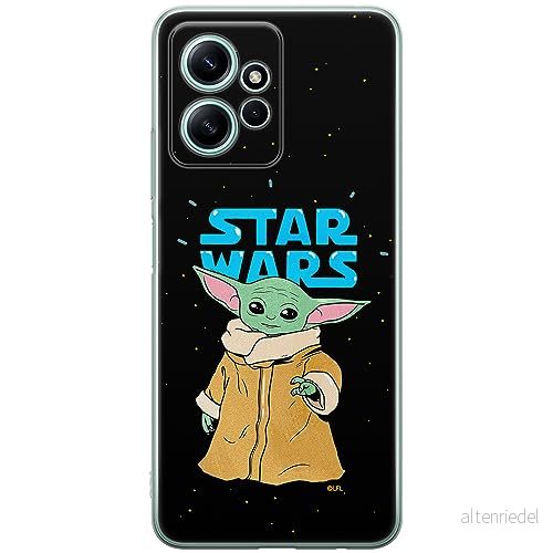 ERT GROUP mobiltelefonfodral för Xiaomi REDMI NOTE 12 4G originalt och officiellt licensierat Star Wars mönster Baby Yoda 032 anpassad till formen på mobiltelefonen, fodral tillverkad av TPU plast 5905511950620