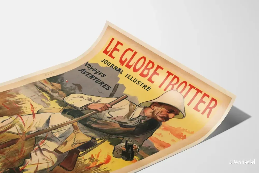 Vintageposter Le Globe Trotter - Resor och Äventyr - Bild 3