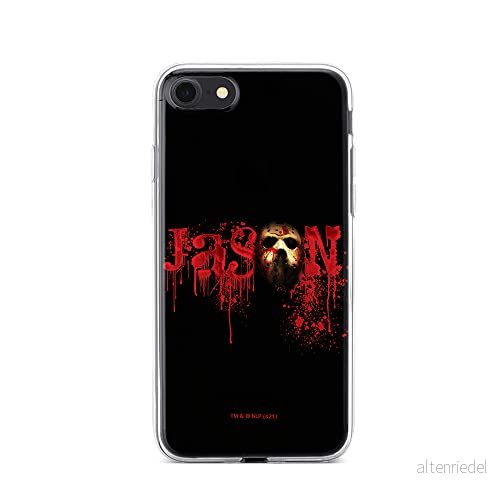 ERT GROUP mobiltelefonfodral för Iphone 7/8/ SE 2/ 3 originalt och officiellt licensierat Horror mönster Friday the 13th 001 anpassad till formen på mobiltelefonen, fodral tillverkad av TPU plast 5905511097301