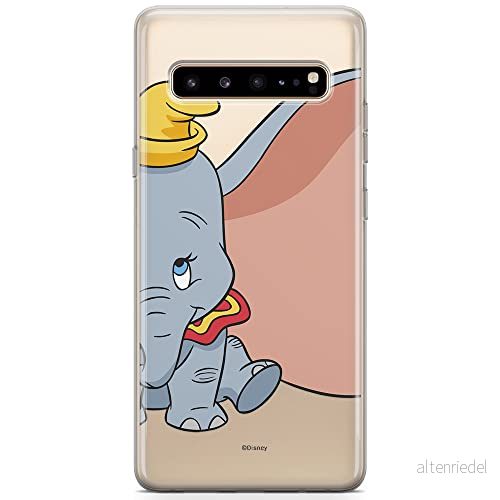 ERT GROUP Mobiltelefonskal för Samsung S10 5G original och officiellt licensierat Disney mönster Dumbo 007 anpassat perfekt till mobiltelefonens form, delvis transparent 5904805498541