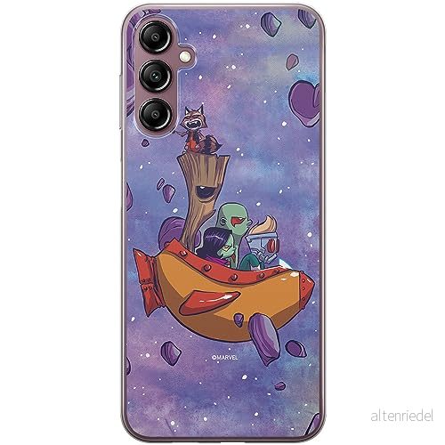 ERT GROUP mobiltelefonfodral för Samsung A14 4G/5G originalt och officiellt licensierat Marvel mönster Guardians of the Galaxy 010, fodral tillverkad av TPU plast 5905511832711