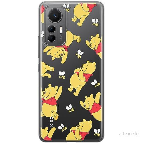 ERT GROUP mobiltelefonfodral för Xiaomi 12 LITE originalt och officiellt licensierat Disney mönster Winnie the Pooh & Friends 043 anpassad till formen på mobiltelefonen, gedeeltelijk transparant 5905795041755