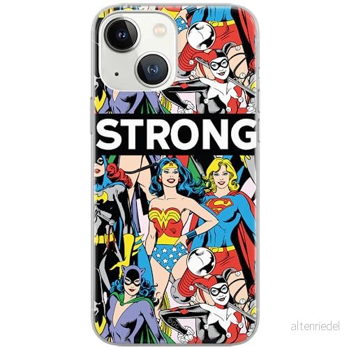 ERT GROUP mobiltelefonfodral för Iphone 13 MINI originalt och officiellt licensierat DC mönster Super Girls 003 Vit optimalt anpassad till formen på mobiltelefonen, fodral tillverkad av TPU plast 5903932880847