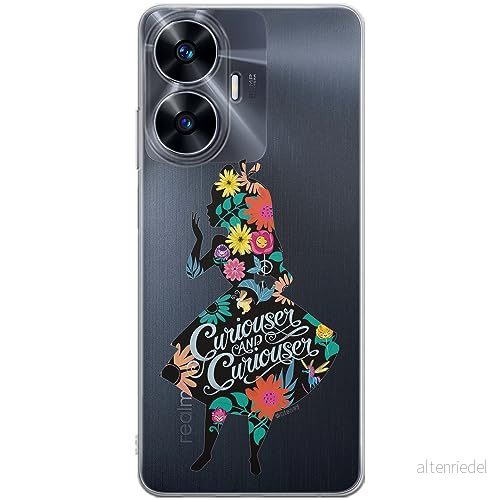 ERT GROUP mobiltelefonfodral för Realme C55 originalt och officiellt licensierat Disney mönster Alice 002 optimalt anpassad till formen på mobiltelefonen, gedeeltelijk transparant 5905511873028