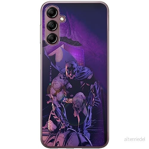 ERT GROUP mobiltelefonfodral för Samsung A14 4G/5G originalt och officiellt licensierat DC mönster Batman 072 optimalt anpassad till formen på mobiltelefonen, fodral tillverkad av TPU plast 5905511829964
