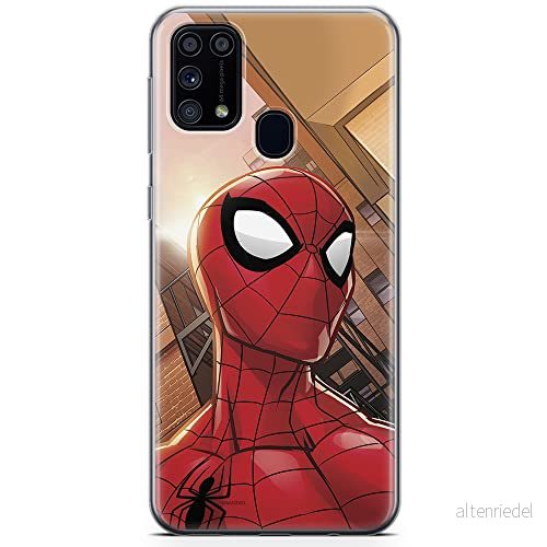 ERT GROUP mobiltelefonfodral för Samsung M31 originalt och officiellt licensierat Marvel mönster Spider Man 003 optimalt anpassad till formen på mobiltelefonen, fodral tillverkad av TPU plast 5904805481536