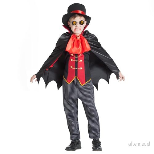 Boland Mästare, vampyrdräkt för barn, karnevalskostym, kostymset halloween, karneval och temafester 8712026781796