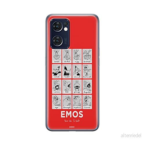 ERT GROUP mobiltelefonfodral för Oppo RENO 7 5G originalt och officiellt licensierat Looney Tunes mönster 008 optimalt anpassad till formen på mobiltelefonen, fodral tillverkad av TPU plast 5905511305130