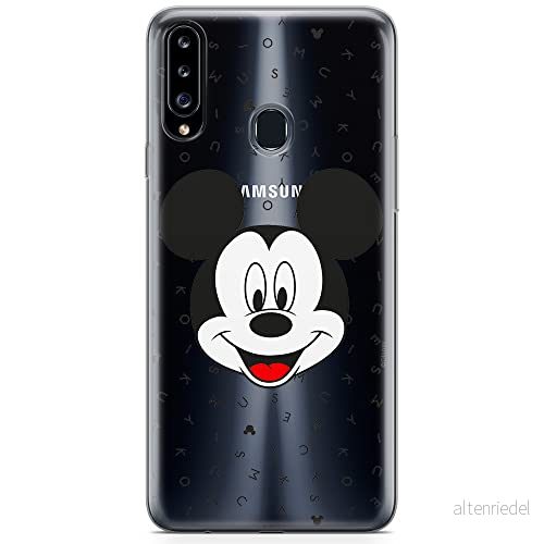 ERT GROUP mobiltelefonfodral för Samsung A20S originalt och officiellt licensierat Disney mönster Mickey 020 optimalt anpassad till formen på mobiltelefonen, gedeeltelijk transparant 5904805435720