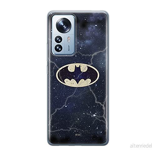 ERT GROUP mobiltelefonfodral för Xiaomi MI 12 PRO originalt och officiellt licensierat DC mönster Batman 003 optimalt anpassad till formen på mobiltelefonen, fodral tillverkad av TPU plast 5905511520588