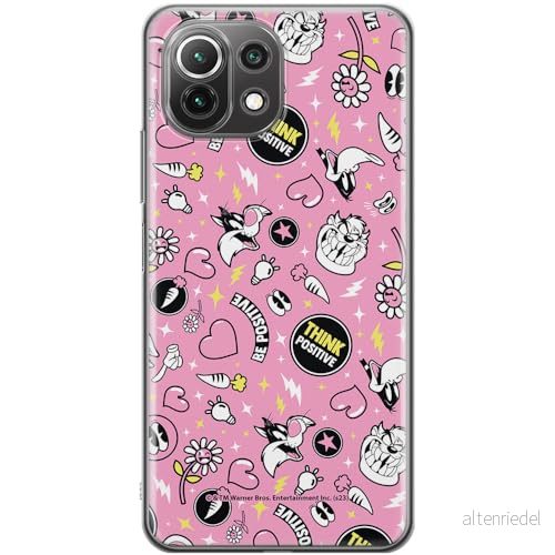 ERT GROUP mobiltelefonfodral för Xiaomi 11 LITE 4G / 5G originalt och officiellt licensierat Looney Tunes mönster 027, fodral tillverkad av TPU plast 5905795132484