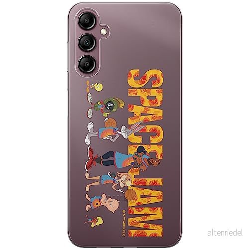 ERT GROUP mobiltelefonfodral för Samsung A14 4G/5G originalt och officiellt licensierat Looney Tunes mönster Space Jam 006 optimalt anpassad till formen på mobiltelefonen, gedeeltelijk transparant 5905511834586