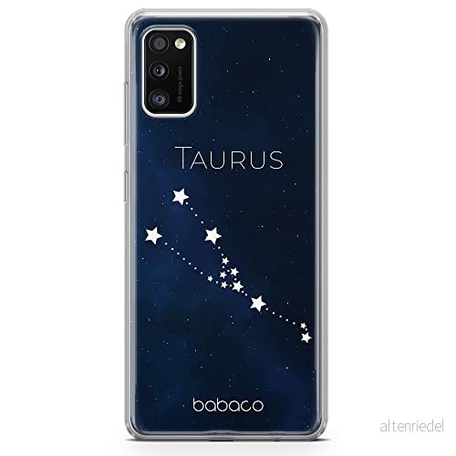 ERT GROUP mobiltelefonfodral för Samsung A41 originalt och officiellt licensierat Babaco mönster Zodiac Constellation 002 anpassad till formen på mobiltelefonen, fodral tillverkad av TPU plast 5903932188851
