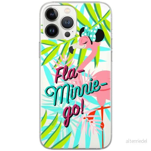 ERT GROUP mobiltelefonfodral för Huawei P30 Lite originalt och officiellt licensierat Disney mönster Minnie 041 Vit optimalt anpassad till formen på mobiltelefonen, gedeeltelijk transparant 5902980424294