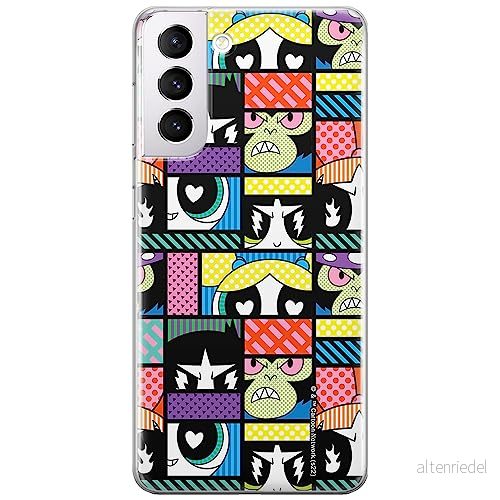 ERT GROUP mobiltelefonfodral för Samsung S21 originalt och officiellt licensierat The Powerpuff Girls mönster 027, fodral tillverkad av TPU plast 5905511971861