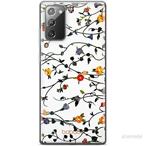 ERT GROUP mobiltelefonfodral för Samsung GALAXY NOTE 20 originalt och officiellt licensierat Babaco mönster Flowers 008 optimalt anpassad till formen på mobiltelefonen, fodral tillverkad av TPU plast 5903040451878