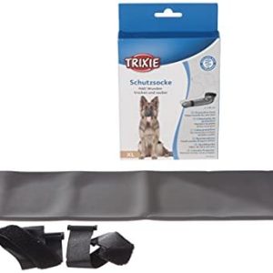 Trixie Protective Sock silicone XL: 12 cm/45 cm grey 4047974194348 Trixie Protective Sock silicone XL: 12 cm/45 cm grey 4047974194348