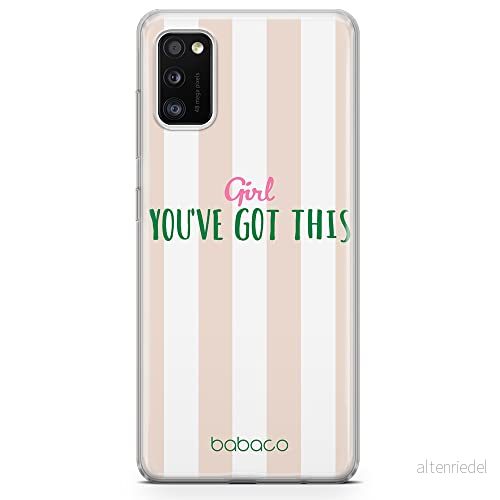 ERT GROUP mobiltelefonfodral för Samsung A41 originalt och officiellt licensierat Babaco mönster Positive vibes 004 optimalt anpassad till formen på mobiltelefonen, fodral tillverkad av TPU plast 5903932973259
