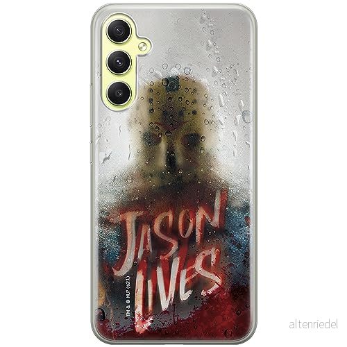 ERT GROUP mobiltelefonfodral för Samsung A34 5G originalt och officiellt licensierat Horror mönster Friday the 13th 004 optimalt anpassad till formen på mobiltelefonen, fodral tillverkad av TPU plast 5905511787479