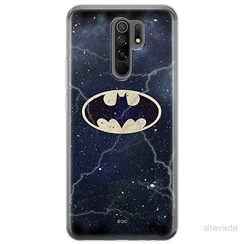 ERT GROUP mobiltelefonfodral för Xiaomi REDMI 9 originalt och officiellt licensierat DC mönster Batman 003 optimalt anpassad till formen på mobiltelefonen, fodral tillverkad av TPU plast 5903040289815
