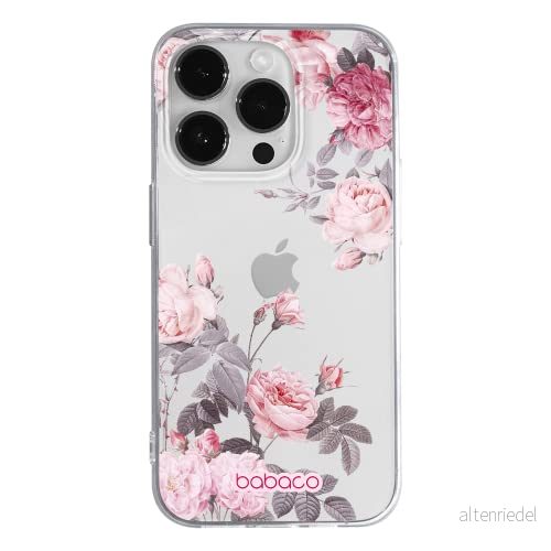 ERT GROUP mobiltelefonfodral för Apple Iphone 14 PRO MAX originalt och officiellt licensierat Babaco mönster Flowers 055 optimalt anpassad till formen på mobiltelefonen, gedeeltelijk transparant 5905131938671