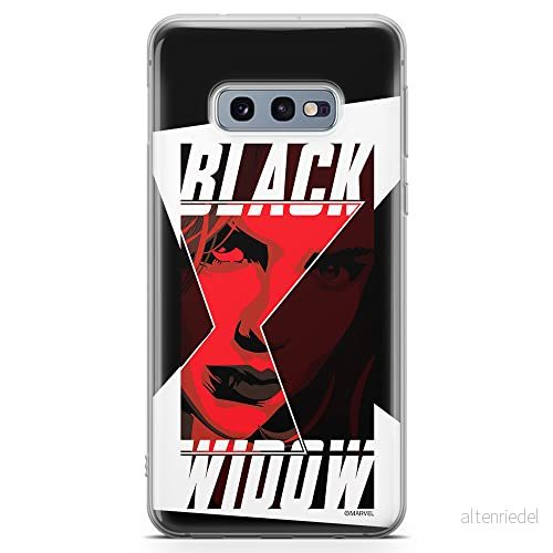 ERT GROUP mobiltelefonfodral för Samsung S10e originalt och officiellt licensierat Marvel mönster Black Widow 012 optimalt anpassad till formen på mobiltelefonen, fodral tillverkad av TPU plast 5904805506871