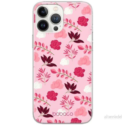ERT GROUP mobiltelefonfodral för Apple Iphone 6 PLUS originalt och officiellt licensierat Babaco mönster Flowers 020 Vit optimalt anpassad till formen på mobiltelefonen, fodral tillverkad av TPU plast 5903932641523
