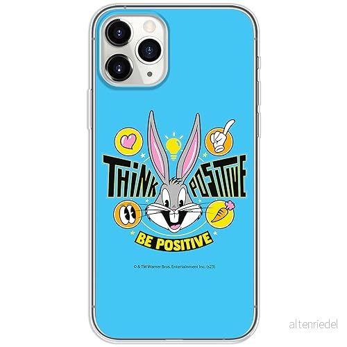 ERT GROUP mobiltelefonfodral för Iphone 11 PRO MAX originalt och officiellt licensierat Looney Tunes mönster Bugs 019 optimalt anpassad till formen på mobiltelefonen, fodral tillverkad av TPU plast 5905795083076