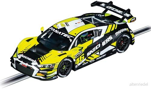 Carrera 20023980 DIGITAL 124 Audi R8 LMS GT3 Evo II Valentino Rossi, No.46 Slotcar Ready to Race skaltrogen 1:24 kopia med original licens 4007486239807