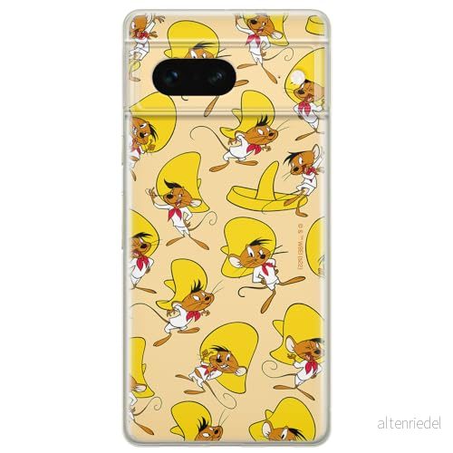 ERT GROUP mobiltelefonfodral för Google PIXEL 7 originalt och officiellt licensierat Looney Tunes mönster Speedy Gonzales 001 anpassad till formen på mobiltelefonen, fodral tillverkad av TPU plast 5905795153434