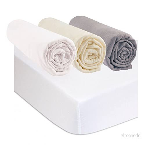 3 lakan överdrag 60 x 120 Multi + 2 ark i ekologisk bomull 3700785605366