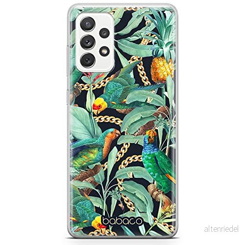 ERT GROUP mobiltelefonfodral för Samsung A73 5G originalt och officiellt licensierat Babaco mönster Flowers 058 optimalt anpassad till formen på mobiltelefonen, fodral tillverkad av TPU plast 5905131369277