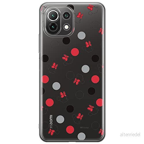 ERT GROUP mobiltelefonfodral för Xiaomi 11 LITE 4G/5G originalt och officiellt licensierat Disney mönster Minnie 004, gedeeltelijk transparant 5903932698657