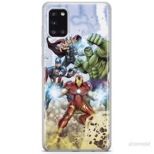 ERT GROUP mobiltelefonfodral för Samsung A31 originalt och officiellt licensierat Marvel mönster Avengers 003 optimalt anpassad till formen på mobiltelefonen, fodral tillverkad av TPU plast 5903040219515