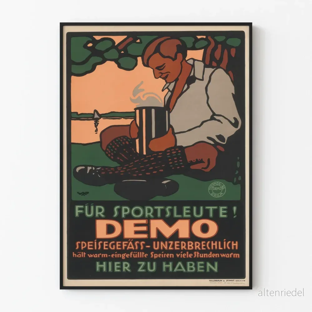 Vintage poster för väggdekoration med isolerande sport