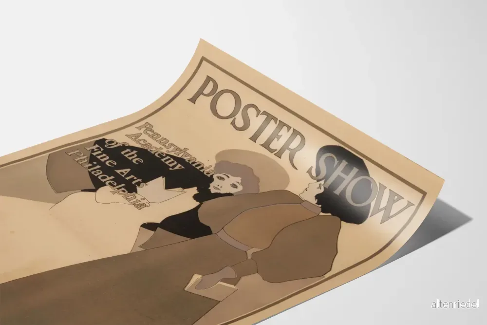 Showposter - Dekorativ poster i vintage stil Art Nouveau - Bild 3