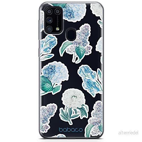 ERT GROUP mobiltelefonfodral för Samsung M31 originalt och officiellt licensierat Babaco mönster Flowers 029 optimalt anpassad till formen på mobiltelefonen, gedeeltelijk transparant 5905131273673