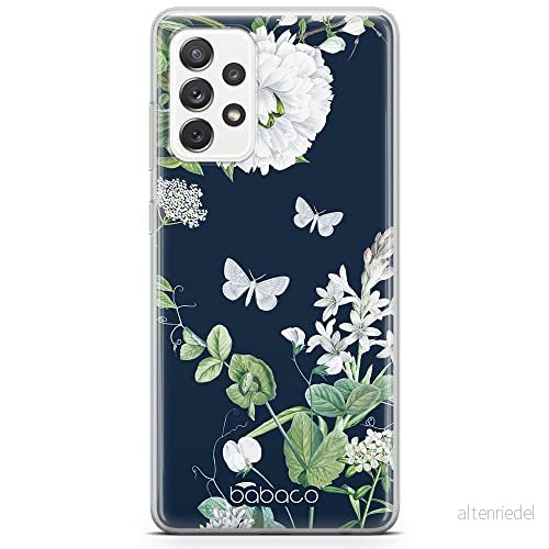 ERT GROUP mobiltelefonfodral för Samsung A73 5G originalt och officiellt licensierat Babaco mönster Flowers 032 optimalt anpassad till formen på mobiltelefonen, fodral tillverkad av TPU plast 5905131286352