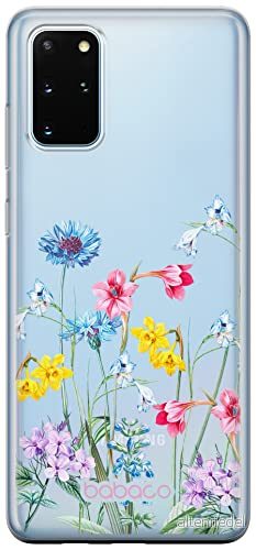 ERT GROUP mobiltelefonfodral för Samsung S20 PLUS / S11 originalt och officiellt licensierat Babaco mönster Flowers 040 optimalt anpassad till formen på mobiltelefonen, gedeeltelijk transparant 5905131310323