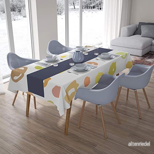Bonamaison Köksdekoration - Bordsduk - Slumpmässigt Mönster - 140 x 200 cm - Designad och Tillverkad i Turkiet 4546679645068