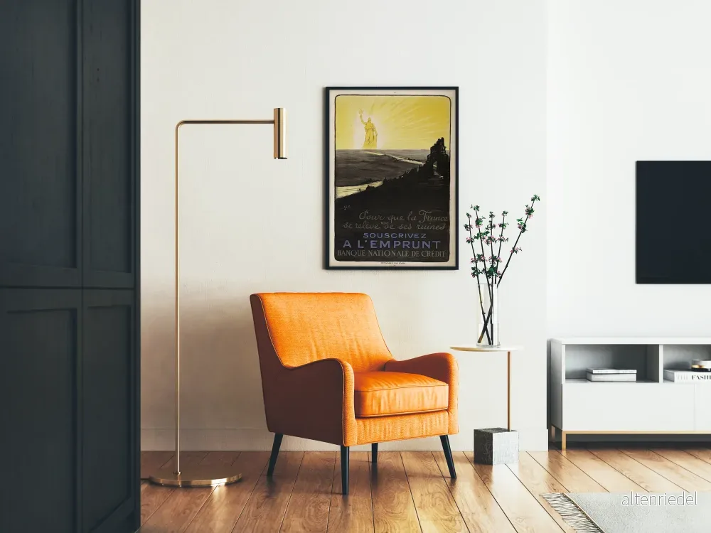 Vintageposter från Nationalbankens kreditinstitut - Teckna dig för lånet - Bild 2