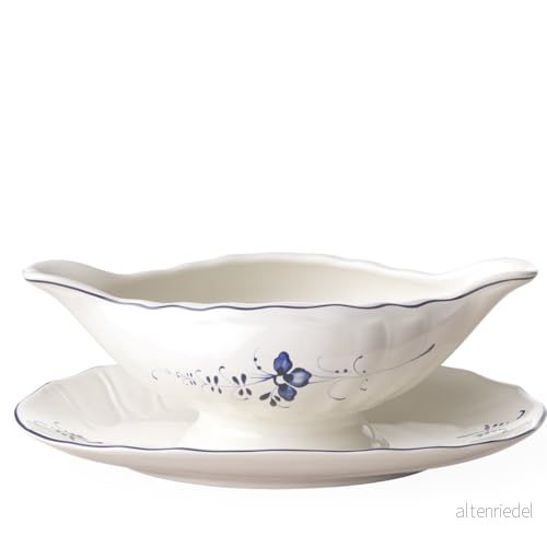 Villeroy & Boch Vieux Luxembourg sås, 400 ml, porslin, vit/blå 5450102022144