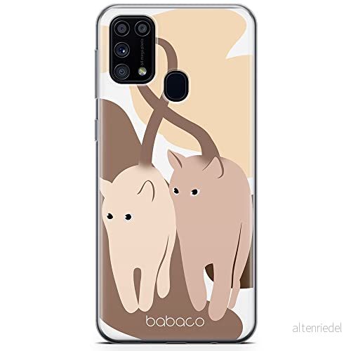 ERT GROUP mobiltelefonfodral för Samsung M31 originalt och officiellt licensierat Babaco mönster Cats 002 optimalt anpassad till formen på mobiltelefonen, fodral tillverkad av TPU plast 5905131085092
