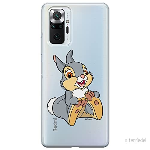 ERT GROUP mobiltelefonfodral för Xiaomi REDMI NOTE 10 PRO originalt och officiellt licensierat Disney mönster Thumper 002 optimalt anpassad till formen på mobiltelefonen, gedeeltelijk transparant 5905131155702