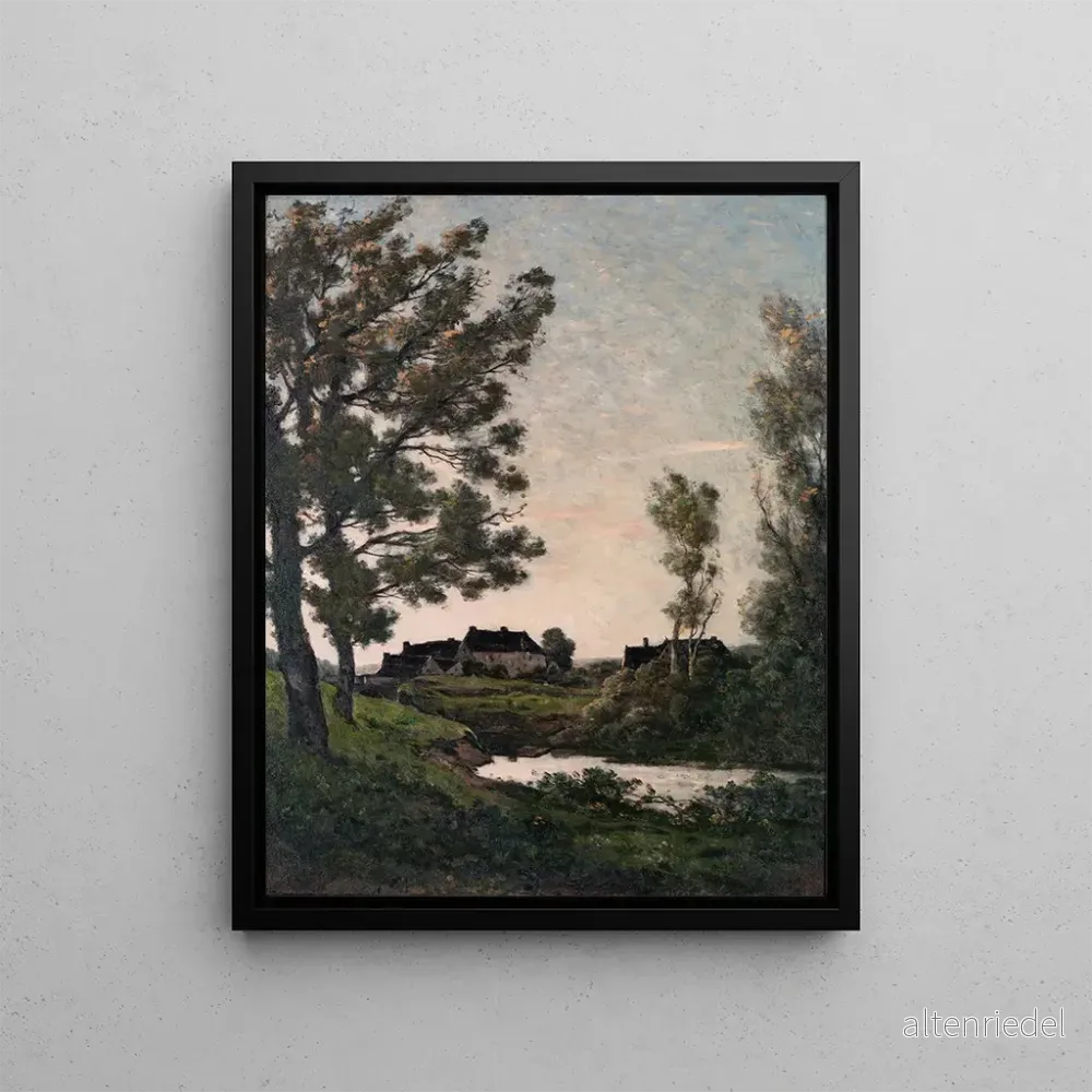 Målning La Rigole Saint – Privé – Henri – Joseph Harpignies | Konsttryck Målning La Rigole Saint – Privé – Henri – Joseph Harpignies | Konsttryck