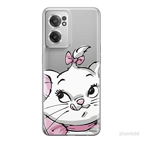 ERT GROUP mobiltelefonfodral för Oneplus NORD CE 2 originalt och officiellt licensierat Disney mönster Marie 001 optimalt anpassad till formen på mobiltelefonen, gedeeltelijk transparant 5905511281465