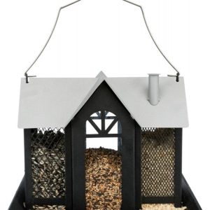 Trixie Villa hanging bird feeder metal 2.000 ml/26 x 19 cm black 4011905554105 Trixie Villa hanging bird feeder metal 2.000 ml/26 x 19 cm black 4011905554105