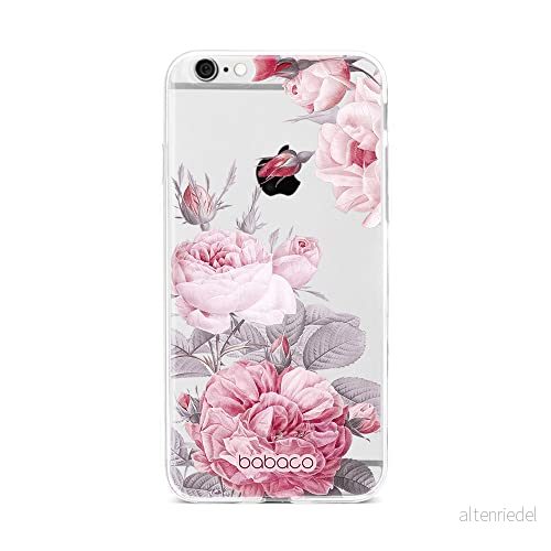 ERT GROUP mobiltelefonfodral för Iphone 6/6S originalt och officiellt licensierat Babaco mönster Flowers 050 optimalt anpassad till formen på mobiltelefonen, gedeeltelijk transparant 5905131347084